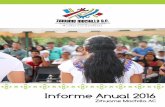 Informe Anual 2016 - Zihuame