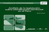 Análisis de la legislación sobre planificación territorial ...