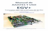 Manual de AJUSTES Y USO EGV+