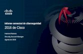 Informe semestral de ciberseguridad 2016 de Cisco