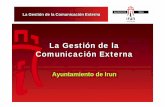 La Gestión de la Comunicación Externa - AEC