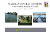 ASAMBLEA DE SOCIOS - UACh
