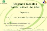 1 Personas Morales Taller Básico de ISR