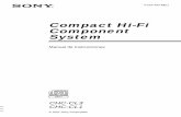 Compact Hi-Fi Component System - sony.co.uk