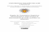 Empleo de Transistores Orgánicos Electroquímicos (OECT ...
