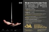 Seminario - Certamen de Bandas de Música de Andalucía
