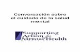 Conversación sobre el cuidado de la salud mental