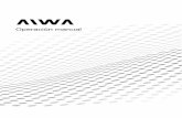 Operación manual - AIWA Electronics