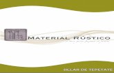SILLAR DE TEPETATE - Material Rustico