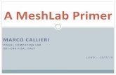 A MeshLab Primer - CNR