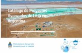 Catálogo de Proyectos K - Argentina