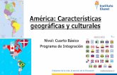 América: Características geográficas y culturales