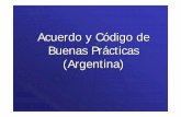 Acuerdo y Código de Buenas Prácticas (Argentina)
