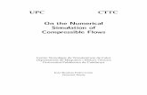 On the Numerical Simulation of Compressible Flows