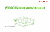 Manual de usuario Guía de color directo en volumen separado