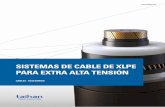 SISTEMAS DE CABLE DE XLPE PARA EXTRA ALTA TENSIÓN