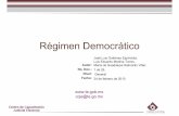 Régimen Democrático