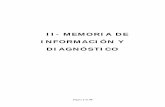 II- MEMORIA DE INFORMACIÓN Y DIAGNÓSTICO
