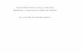 TESTIMONIO KALLAWAYA - UNM Digital Repository