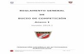 REGLAMENTO GENERAL DE BUCEO DE COMPETICIÓN Anexo I