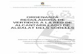 ORDENANZA DE VERTIDOS DE ALBALAT DELS SORELLS