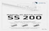 MANUAL DE INSTALACIÓN SS 200