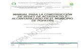 MANUAL PARA CONSTRUCCIONES DE REDES DE ACUEDUCTO Y ...
