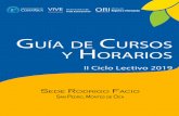 Guía de Cursos y Horarios. II Ciclo Lectivo 2019. Sede ...
