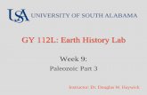 Lab 9 Preamble Paleozoic Part 3 - University of South Alabama