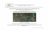 Manifiesto de Impacto Ambiental Presa Bicentenario - chiltepines