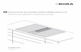 Extractor de superficie y placas de cocción - BORA