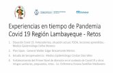 Experiencias en tiempo de Pandemia Covid 19 Región ...