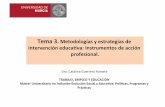 Tema 3. Metodologías y estrategias de intervención educava ...