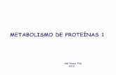 METABOLISMO DE PROTEÍNAS 1 - U-Cursos