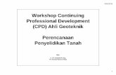 Workshoppg Continuing Professional Development (CPD) Ahli ...