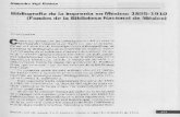 Bibliografía de la imprenta en México: 1855-1910 (Fondos ...