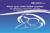 Auditoría y examen de las muertes prenatales
