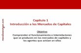 Capítulo 1 Introducción a los Mercados de Capitales
