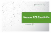 Normas APA 7a edición