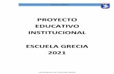 PROYECTO EDUCATIVO INSTITUCIONAL ESCUELA GRECIA