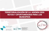 TERRITORIALIZACIÓN DE LA AGENDA 2030: RETOS Y ...