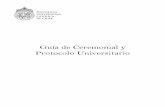 Guía de Ceremonial y Protocolo Universitario