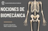 NOCIONES DE BIOMECÁNICA Escuela de Medicina Natural y ...