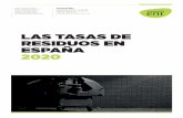 LAS TASAS DE RESIDUOS EN ESPAÑA 2020 - OFR