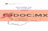 INFORME DE ACTIVIDAD 2005 - xdoc.mx