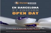 EN BARCELONA 27 EDICIÓN OPEN DAY - Osteogenos