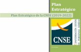 Plan Estratégico de la CNSE (2019-2022)