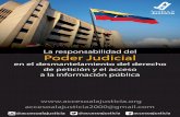 La responsabilidad del Poder Judicial