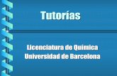 Licenciatura de Química Universidad de Barcelona