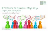 IEP Informe de Opinión Mayo 2019